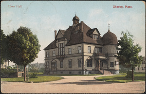 Town Hall. Sharon, Mass.