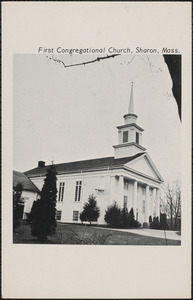 First Congregational Church, Sharon, Mass.