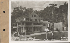 William H. Galvin, hotel and barn, Enfield, Mass., Aug. 15, 1927