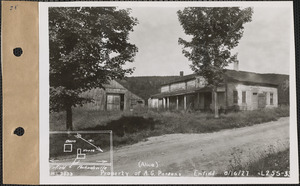 Alice G. Parsons, house and barn (Perry farm), Enfield, Mass., Aug. 16, 1927