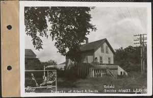 Albert A. Smith, house and greenhouse, Smith's Village, Enfield, Mass., Aug. 16, 1927