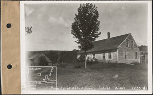 Addie J. Lyon, house and barn, Enfield, Mass., Aug. 16, 1927