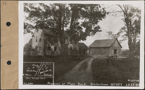 Max Bock, house and barn, Belchertown, Mass., Aug. 17, 1927