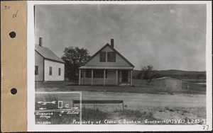 Clara C. Dunham, house and garage, Greenwich Plains, Greenwich, Mass., Sep. 9, 1927