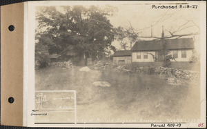 Adelaid (Adelard?) Fagnant, house, Greenwich, Mass., Sep. 14, 1927