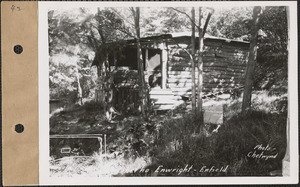 Bertha Enwright, camp, Train Pond, Enfield, Mass., June 16, 1928