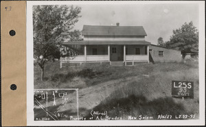 Alfred L. Boudry, house, New Salem, Mass., Sep. 16, 1927