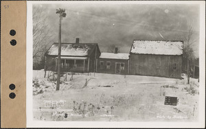 Michel E. Burati, house and barn, Dana, Mass., Dec. 17, 1927