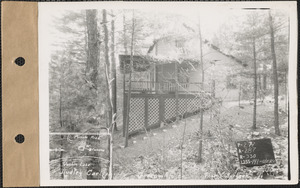 Dudley Carlton, cottage, Quabbin Lake, Greenwich, Mass., Dec. 20, 1927