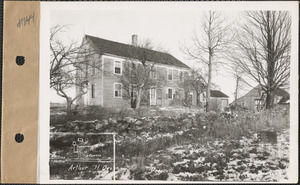 Arthur H. Gross, house and barn, Prescott, Mass., Dec. 21, 1927