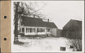 Lorenzo Patterson, house and barn, Prescott, Mass., Dec. 22, 1927