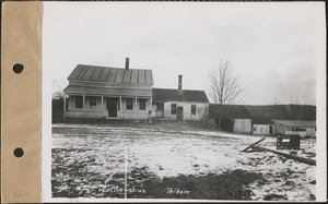 William S. Chaffee and wife, house and chicken house, Pelham, Mass., Dec. 23, 1927