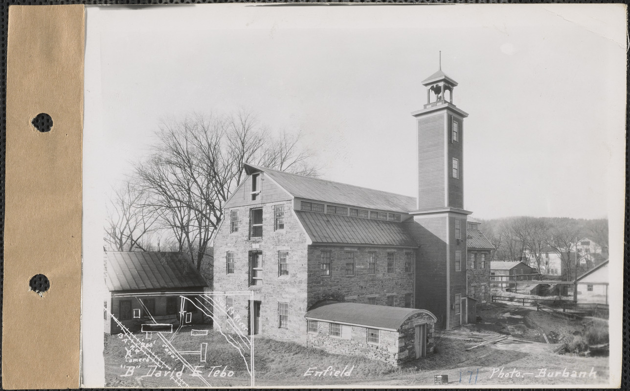 David E. Tebo, "B," Mill Property, Enfield, Mass., Dec. 27, 1927 ...