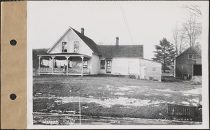 Joseph Piette, house and barn, Dana, Mass., Dec. 28, 1927