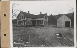 Lorin Bosworth, house, barn (homeplace), Dana, Mass., Jan. 10, 1928