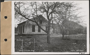 Anna O. Soderberg, house and barn, Dana, Mass., Jan. 10, 1928