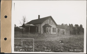 Walter L. Haskins, house and barn (small place), Prescott, Mass., Jan. 10, 1928