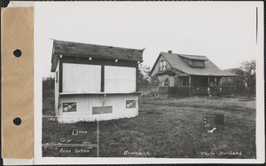 Anna Suhna, house and stand, Greenwich Plains, Greenwich, Mass., Jan. 10, 1928