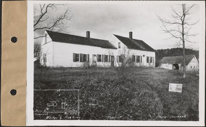 Walter L. Haskins, house and barn (homeplace), Prescott, Mass., Jan. 12, 1928