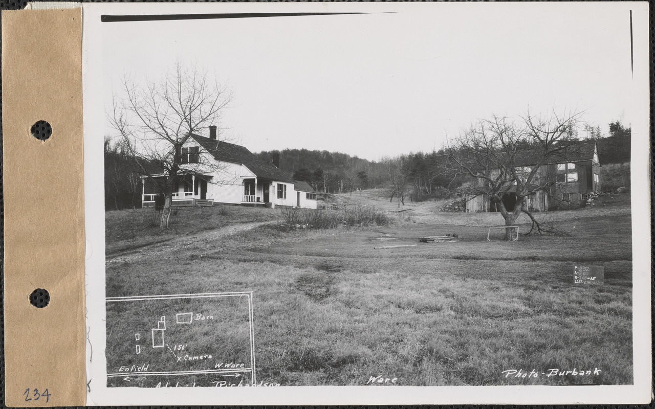 Adelaide Richardson, house and barn, Ware, Mass., Jan. 12, 1928