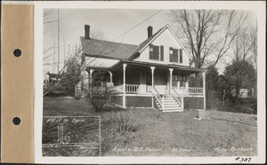 Amelia D. C. Parker, house, North Dana, Dana, Mass., Jan. 27, 1928