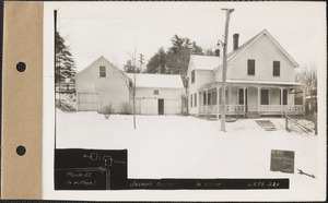 Joseph Nutten, house and barn, North Dana, Dana, Mass., Feb. 10, 1928