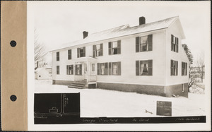 George Crawford, tenement house, North Dana, Dana, Mass., Feb. 10, 1928