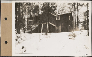 Duncan J. McIver, camp, Train Pond, Greenwich, Mass., Mar. 2, 1929