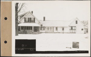 Carrie S. Plumb, house and barn, North Dana, Dana, Mass., Feb. 10, 1928