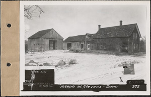 Joseph W. Stevens, house and barn, Dana, Mass., Feb. 13, 1928
