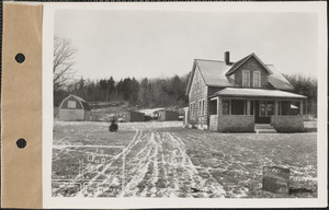 Charles A. Leveau, house and barn, etc., Doubleday Village, Dana, Mass., Feb. 13, 1928