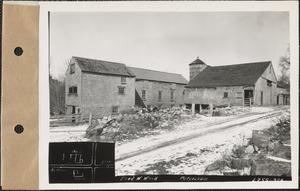 Fred W. Waid, barn, silo, Petersham, Mass., Feb. 13, 1928