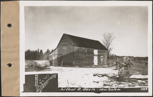 Arthur R. Davis, barn, New Salem, Mass., Feb. 13, 1928