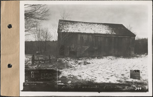 Burton E. Whitcomb, barn, New Salem, Mass., Feb. 14, 1928
