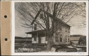 Edgar A. Wood and Marshall D. Newton, house, garage, Prescott, Mass., Feb. 24, 1928