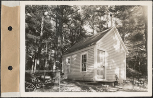 Edgar A. Wood and Levi T. Lincoln, camp, Prescott, Mass., Feb. 24, 1928