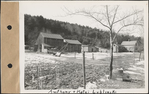 Katei Lublinski, house, barn, and sheds, Shutesbury, Mass., Mar. 8, 1928