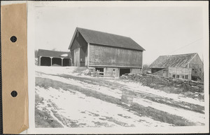 Ralph Longueil, barn and shed, Pelham, Mass., Mar. 13, 1928