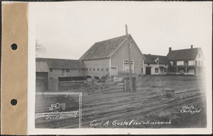 Carl A. Gustafson, house, barn, Greenwich, Mass., Mar. 28, 1928