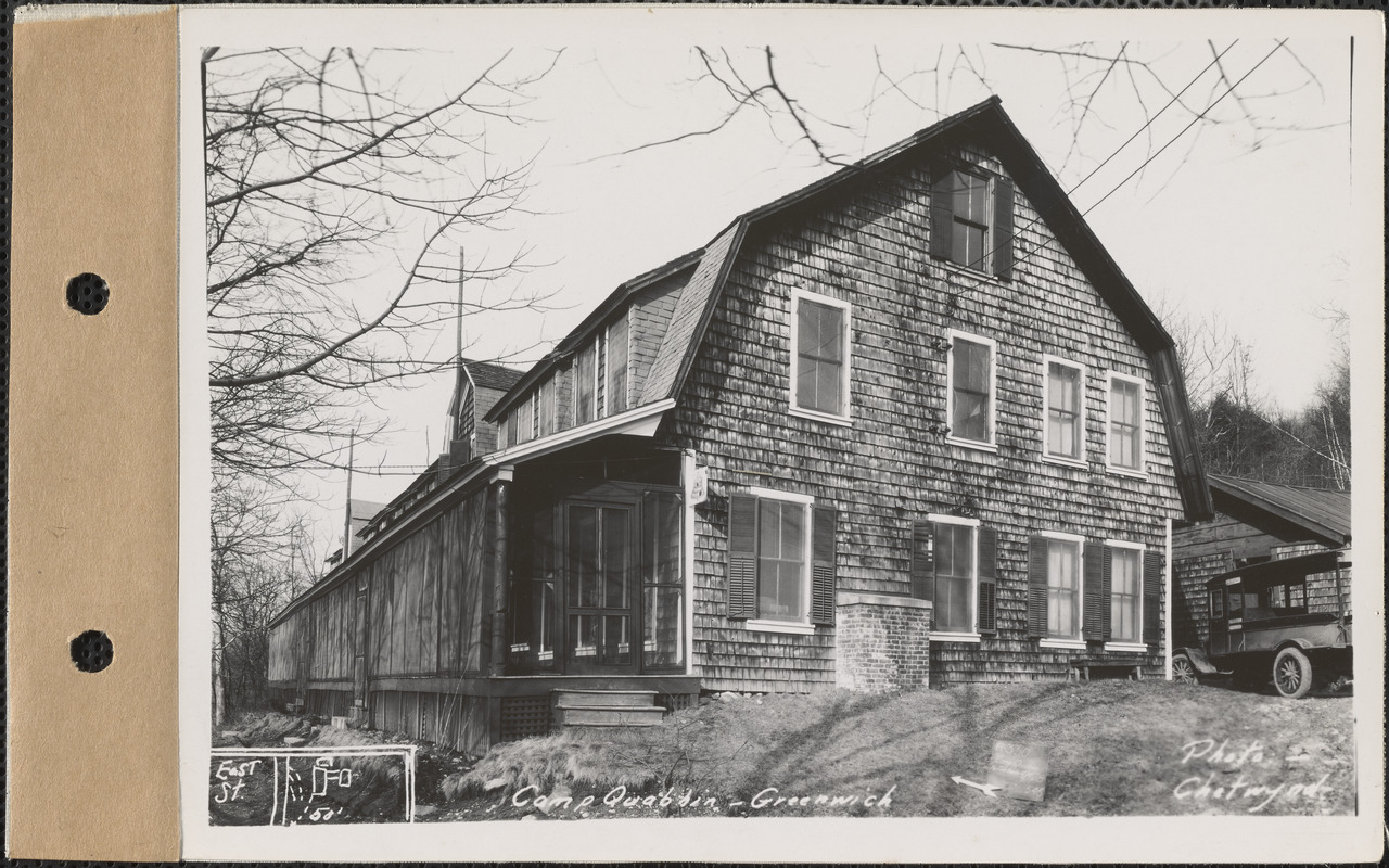 Camp Quabbin, hotel, Greenwich, Mass., Apr. 4, 1928