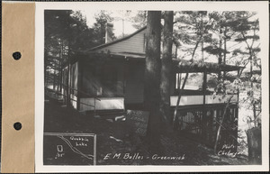 Ernest M. Bolles, camp, Quabbin Lake, Greenwich, Mass., Apr. 17, 1928