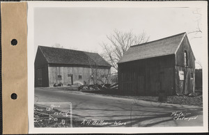 Alvertus H. Ballou, barn, shed, Ware, Mass., Apr. 20, 1928