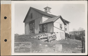 Cordelia G. Russell, barn, Enfield, Mass., Apr. 20, 1928