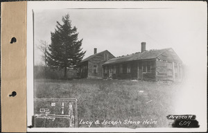 Lucy and Joseph Stone heirs, house, Prescott, Mass., May 10, 1928