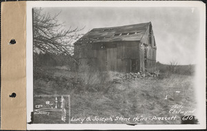 Lucy and Joseph Stone heirs, barn, Prescott, Mass., May 10, 1928