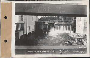 Dam at William Moore's Mill, Millington, New Salem, Mass., Apr. 25, 1928