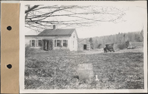 Louis A. Nelson, house and sheds, New Salem, Mass., May 17, 1928