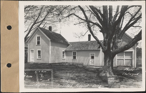 Amanda L. Almquist, house and barn, North Dana, Dana, Mass., May 17, 1928