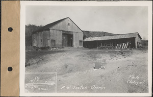 R. W. Sexton, barn, shed, Orange, Mass., May 17, 1928