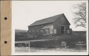 Justin L. Smith, barn, Greenwich, Mass., May 25, 1928